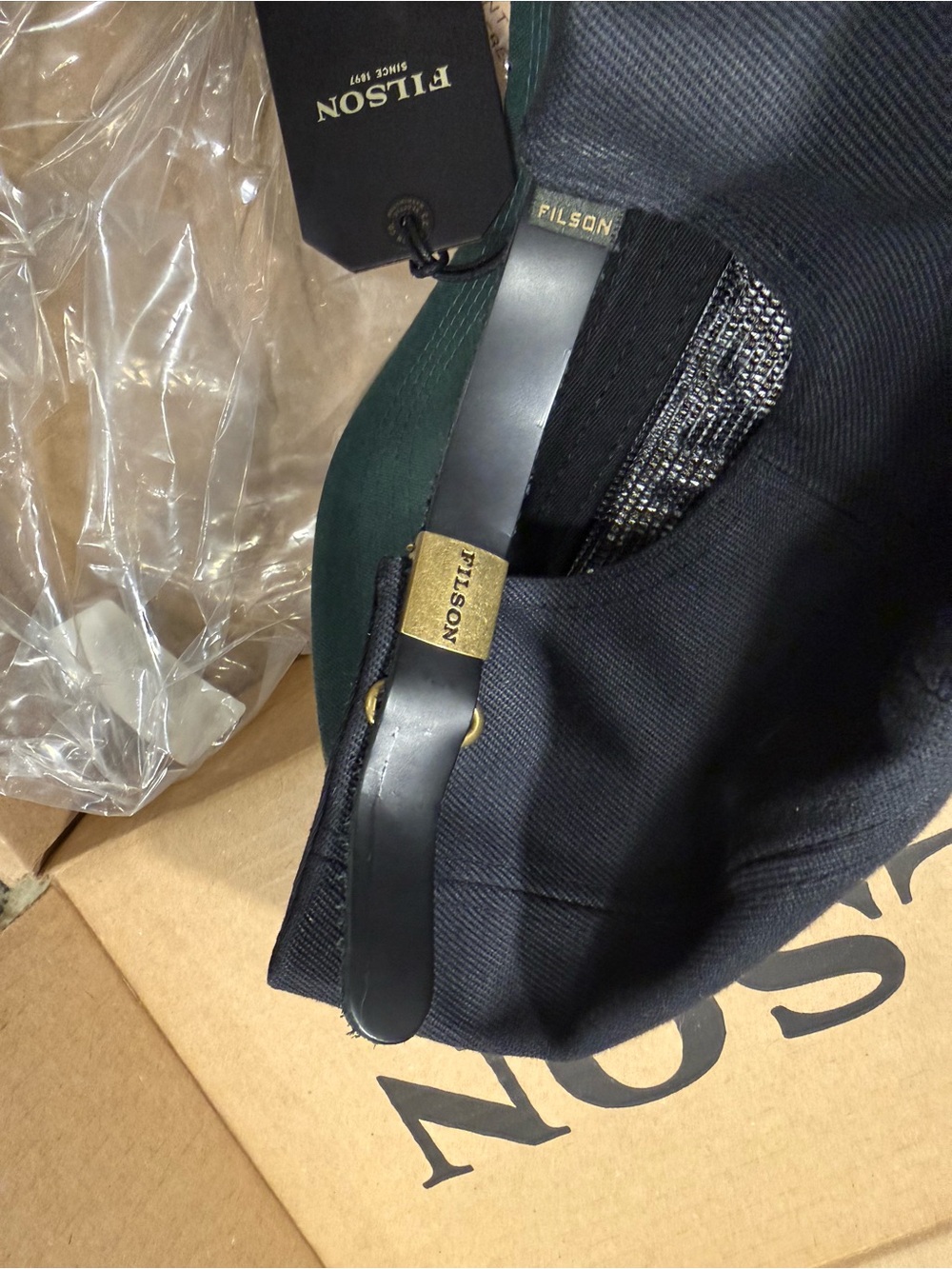 NWT Filson Rugged Twill Forester Cap - Picture 3 of 4